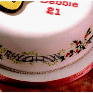 Chiave di Violino e Pentagramma. Stampo Musica Stave & Clef