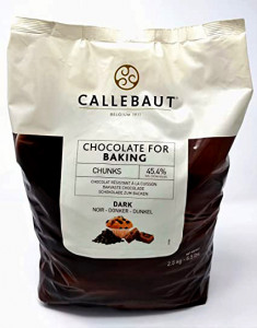 Chunks. Cioccolato Fondente a pezzi per la cottura. Callebaut