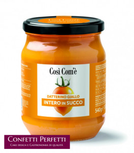 Datterino Giallo intero in succo. 350 gr. Così Com'è