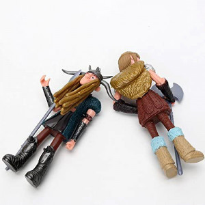 Dragon 2. Set di 8 grandi personaggi in PVC di 13 cm occasione