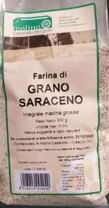 Farina di Grano Saraceno Integrale. 500 gr