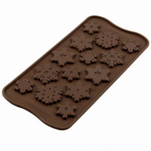 Fiocco di Neve stampo in silicone per il cioccolato