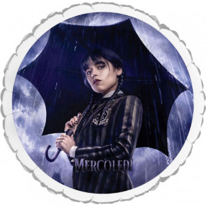 Mercoledì Addams. Palloncino Foil Mylar di 45 cm