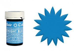 Midnight Blu Mezzanotte. Linea Spectral. Colorante in Gel concentrato. Sugarflair