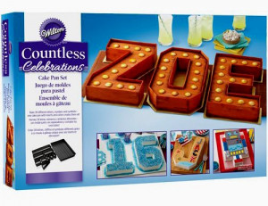 Numeri e Lettere. Stampo da forno. Tortiera Cake Pan Countless Celebrations. Wilton