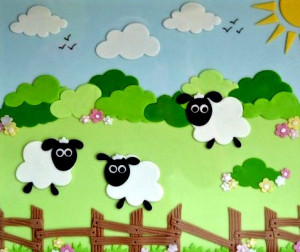 Nuvole e Pecorelle. Set di 5 stampi. FMM Fluffy Cloud Cutters