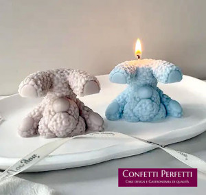 Orsetto capovolto a testa in giù di 7.8 cm. Stampo in silicone anche per Candele