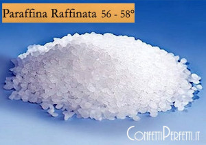 Paraffina raffinata 56º – 58º in Perle. Cera a Medio punto di Fusione