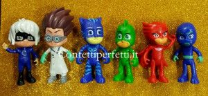 Pigiamini.Catboy, Owlette, Gekko, Luna Girl, Romeo e Ninja della notte