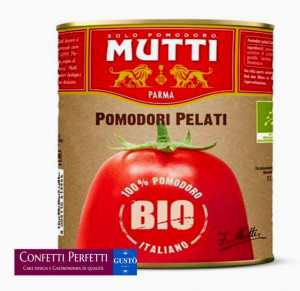 Pomodori Pelati Bio. 2.5 kg. Mutti. Linea Professional