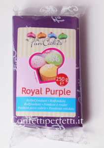 Porpora. Pasta di zucchero FunCakes. 250 gr. Senza Glutine e Kosher