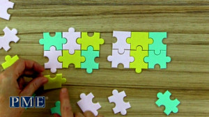 Puzzle. Set di 3 Multi Tagliapasta Geometrici. PME