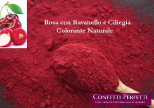 Rosa con Ravanello e Ciliegia. Colorante Naturale Pink. 100% Vegano. 140 gr.