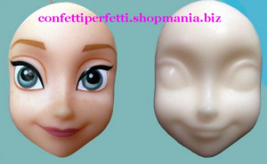 Stampo Viso Elsa dal film Frozen in Silicone