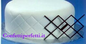 Trapunta. Grande Stampo Tagliapasta Effetto Diamante. Patchwork Cutter. Diamond Design
