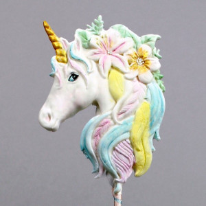 Unicorno. Fantastico Stampo in Silicone di alta definizione. Originale Katy Sue.