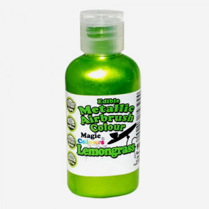 Verde Lime 55 ml. Colorante liquido Metallizzato anche per Aerografo. Lemongrass Magic Colours