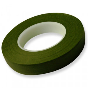 Verde Scuro di 24 metri e 2.6 cm di spessore. Nastro o Guttaperga per Fiori