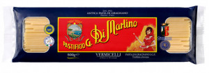 Vermicelli. 500 gr. Pastificio Di Martino Dolce e Gabbana. Gragnano. IGP