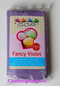 Viola.Pasta di zucchero FunCakes. 250 gr. Senza Glutine e Kosher