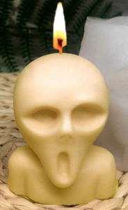 Alieno Fantasma. Stampo in silicone per Cioccolato Pasta di Zucchero Candele Porcellana ecc.