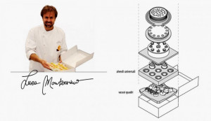 Altezza 10 cm. 33 x 33 Rigida. Trasporta Torta Dolci Alimentare - Reviva di Luca Montersino
