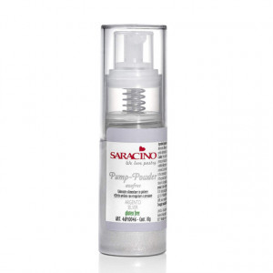 Argento Perlato Glitter. Colorante Pump Spray polvere. Saracino