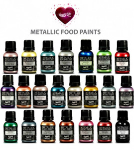 Baby Blu Celeste Metallizzato. Colorante in gel. Rainbow Dust