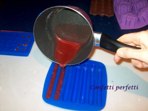 Barrette lunghe. Stampo per cioccolato in silicone