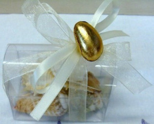 Bomboniere Scatola scrigno in pvc 6x3