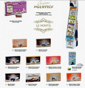 Confetti Maxtris. Confezione da 1 Kg. Certificato Kosher. Senza glutine.