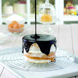 Grande Griglia di raffreddamento 32 cm in alluminio con piedini. Patisse