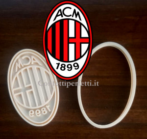Milan. Stampo biscotti Calcio