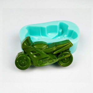 Moto da corsa di 8.5 cm. Stampo in silicone