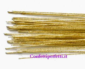Oro. Filo o Stelo Wire per Fiori. Gauge  24