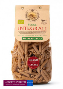 Penne Integrali Bio Senatore Cappelli. Pasta Morelli. 500 gr.