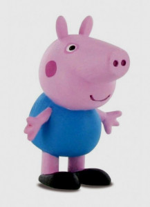 Peppa Pig. Statuina in PVC di George.