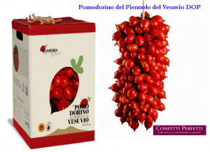 Pomodorini Rossi del Piennolo del Vesuvio DOP. Masseria dello Sbirro. In Confezione Regalo da 1,5 Kg