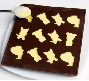Stampo silicone Choco Ice Cani Doggy Pavoni.
