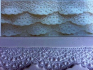Uncinetto e Pizzo. Stampo in silicone in alta definizione