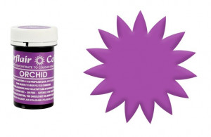 Viola Orchidea. Linea Pastello. Colorante in Gel concentrato. Orchid. Sugarflair