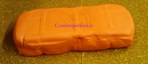 1 Kg. Arancio. Pasta di zucchero Confetti Perfetti. Gluten Free