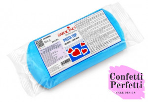 500 gr. Azzurro. Pasta di zucchero Top Saracino. Gluten Free