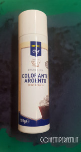 Argento. Lucidante Spray perlato di 159 gr.
