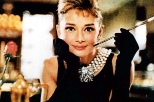 Audrey Hepburn. Grande Stencil di 43 cm