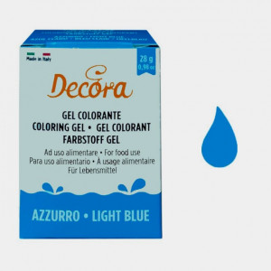 AZZURRO Gel 28 g. Nuovi Coloranti Alimentari. Decora.