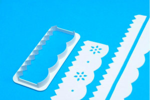 Bordo e Cornice. Straight Frill Cutter. Stampo Tagliapasta