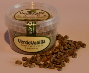 Caffè Verde macinato aromatizzato Vaniglia.