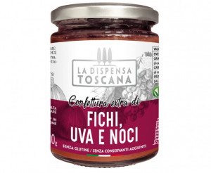 Confettura Extra di Fichi Uva e Noci. 320 gr. La Dispensa Toscana