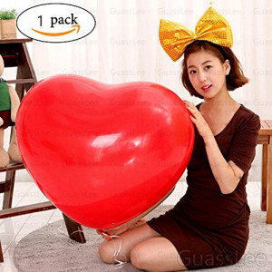 Cuore Rosso. Palloncino gigante di 90 cm